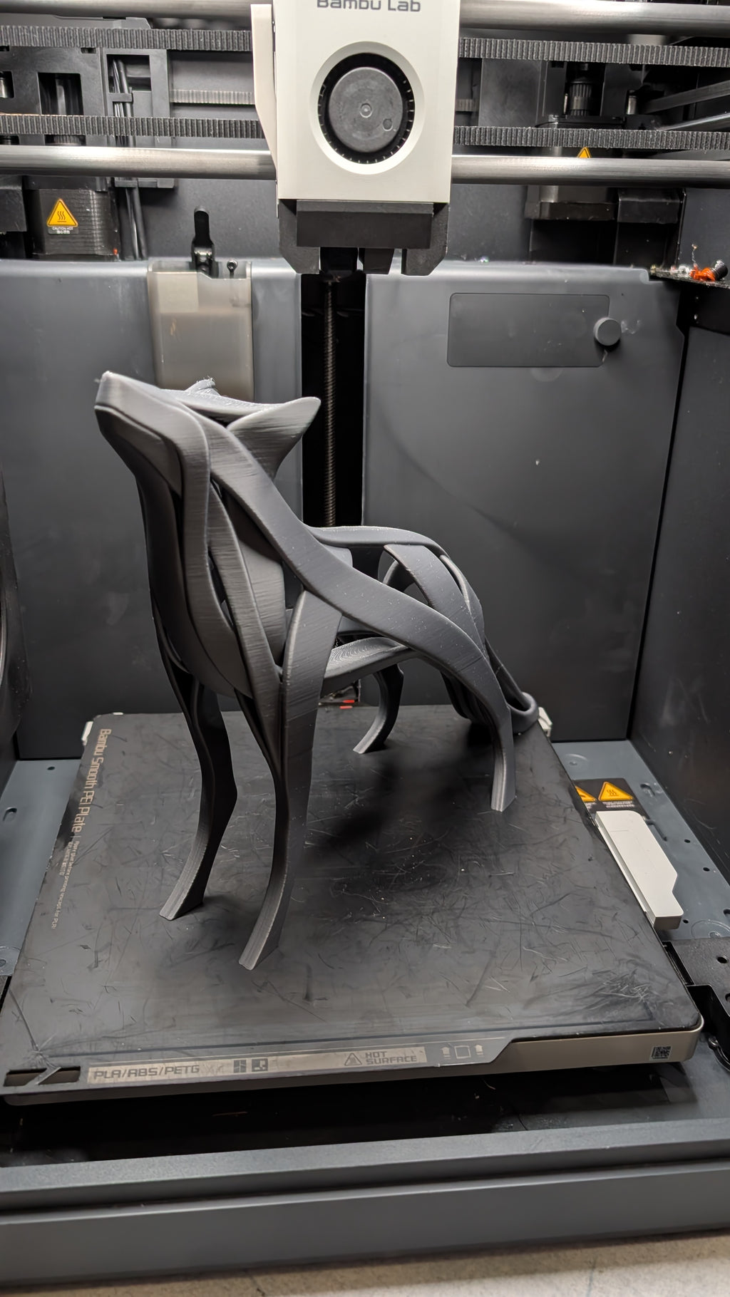 Modern Wolf Sculpture