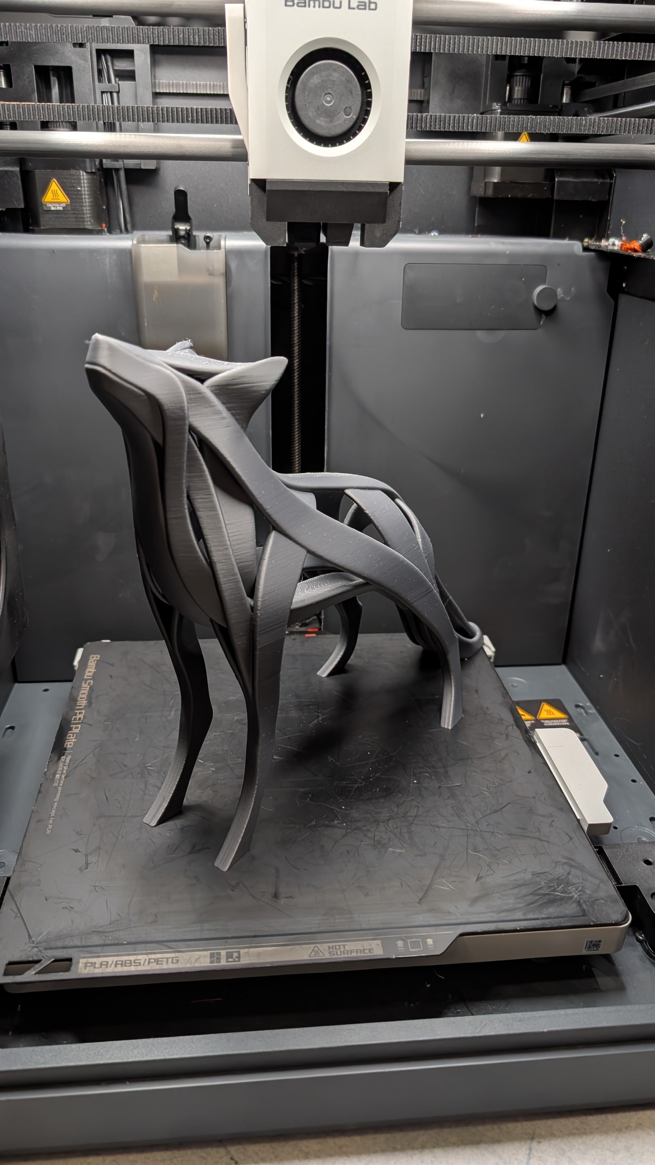 Modern Wolf Sculpture