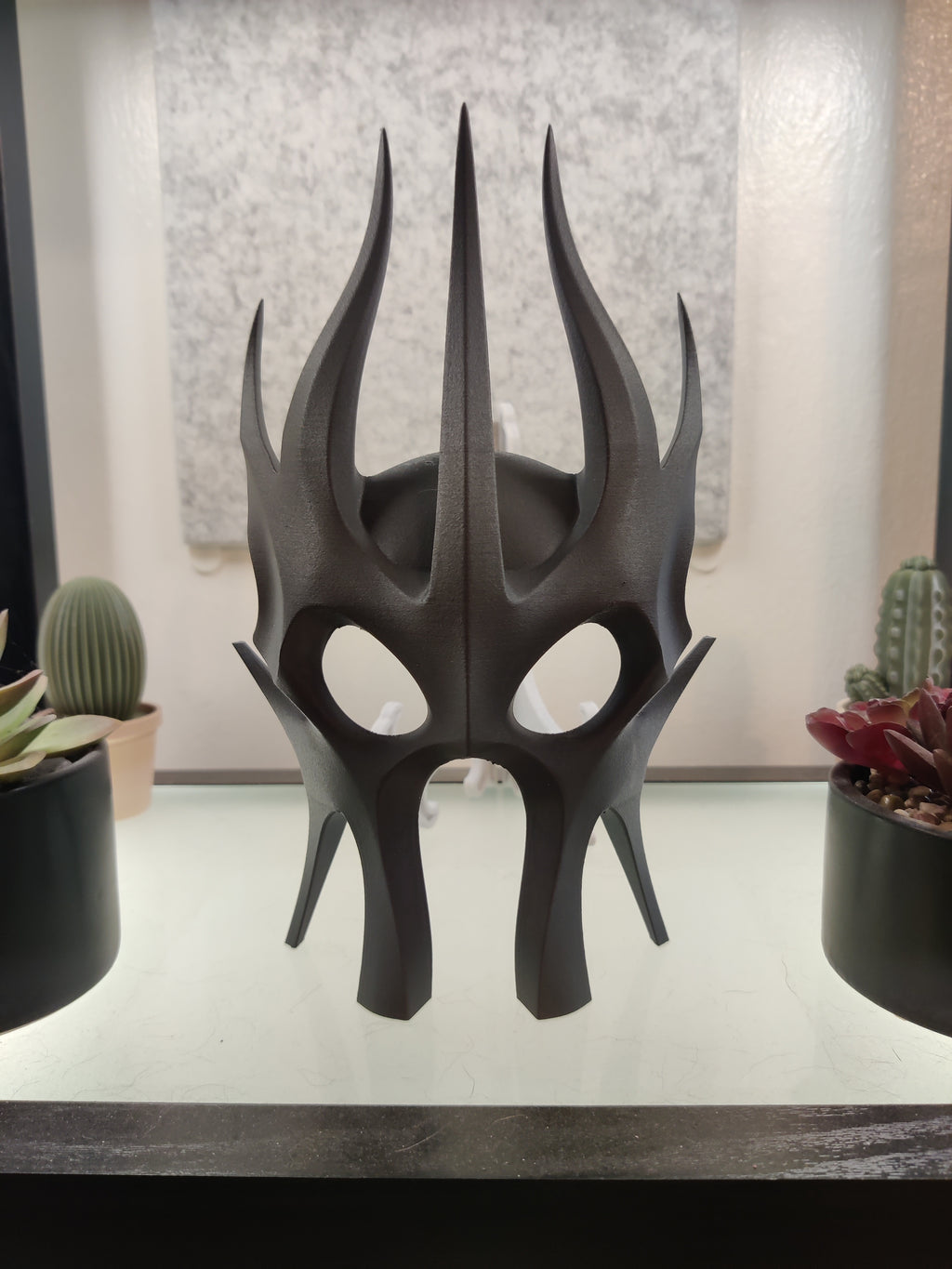 Abstract Mask Sculpture