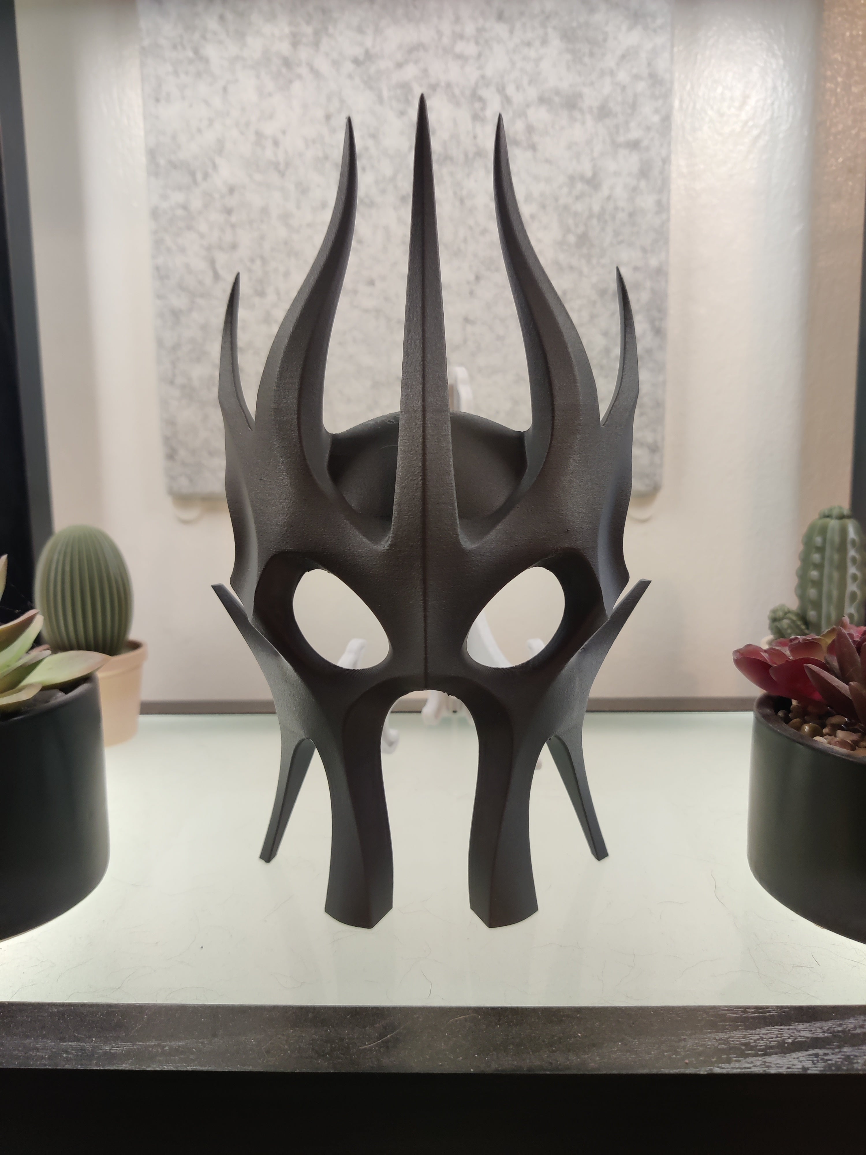 Abstract Mask Sculpture