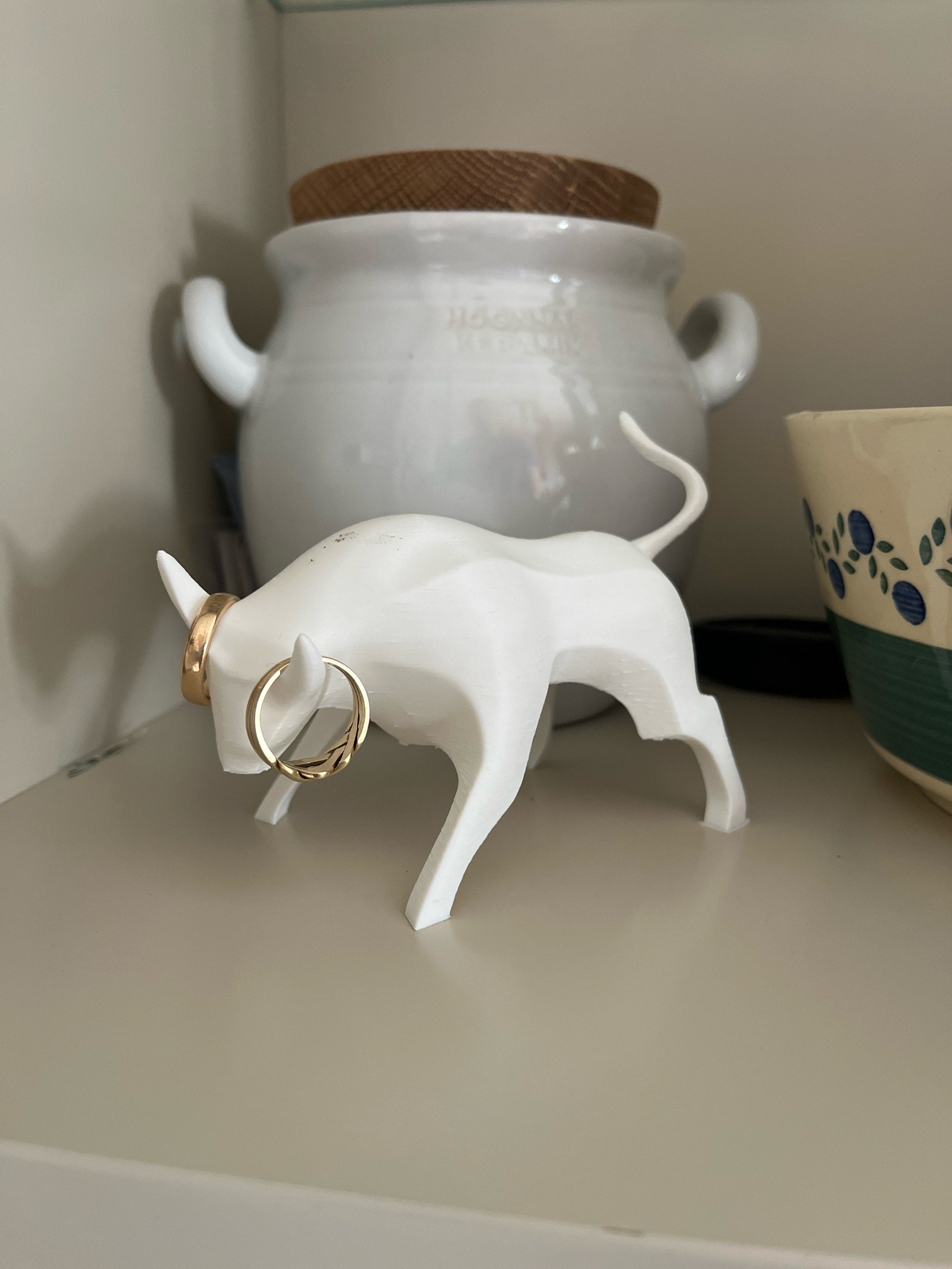 Modern Bull Sculpture