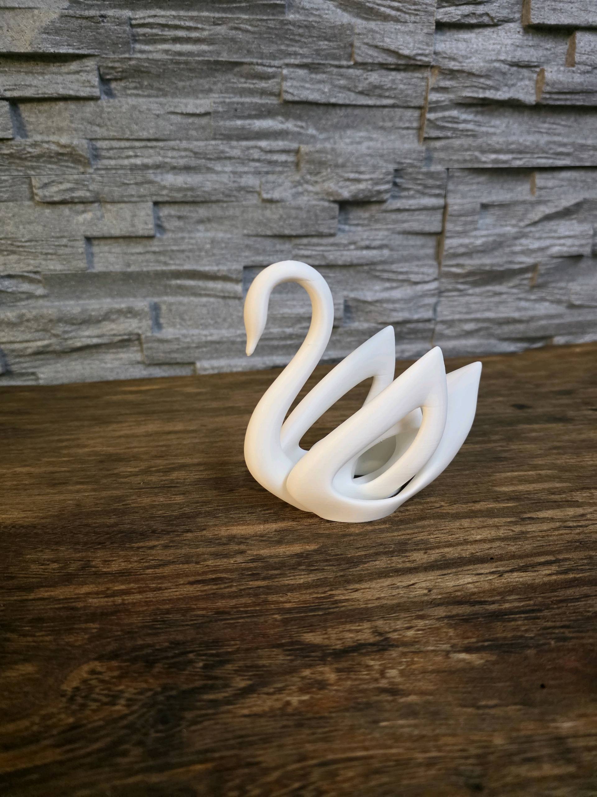 Modern Swan Sculpture