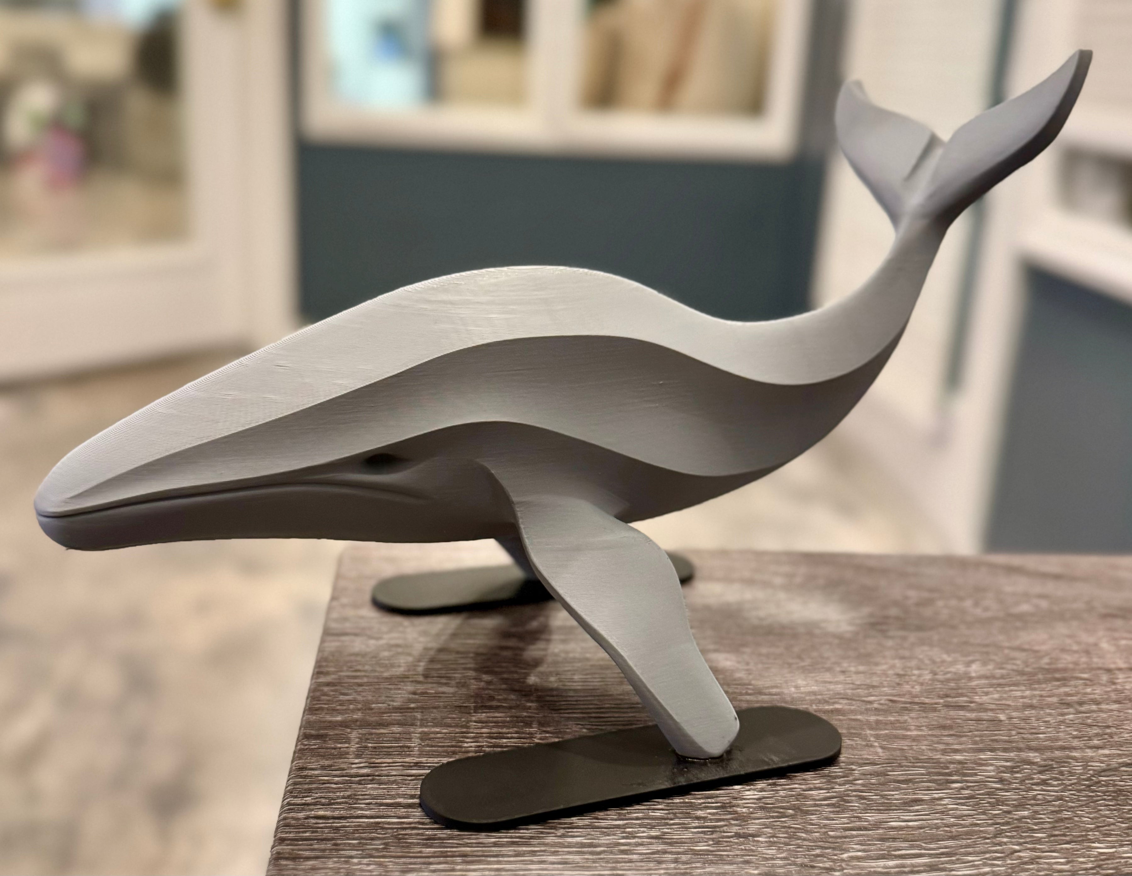 Modern Whale Sculpture