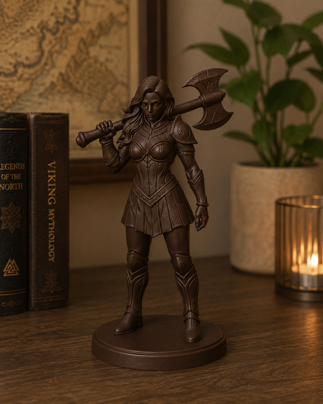 Female Warrior Statue