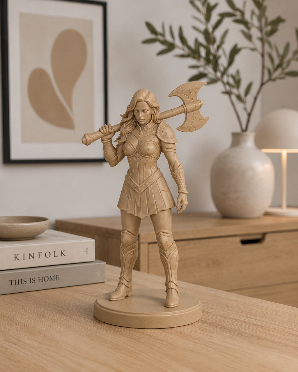 Female Warrior Statue