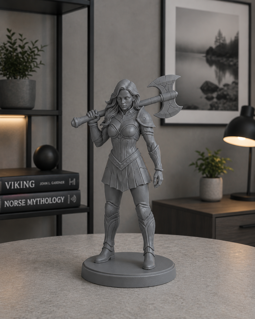 Female Warrior Statue