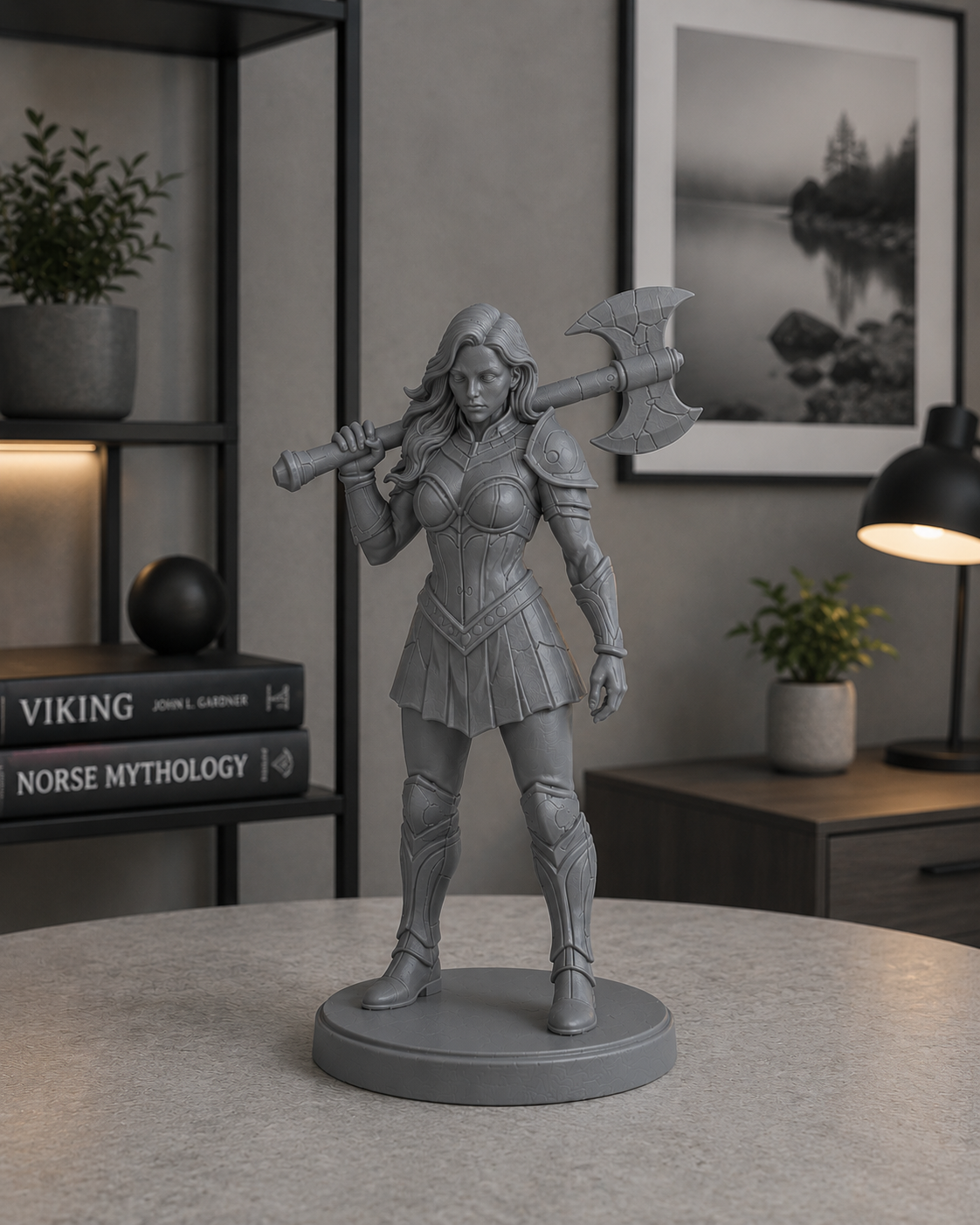 Female Warrior Statue