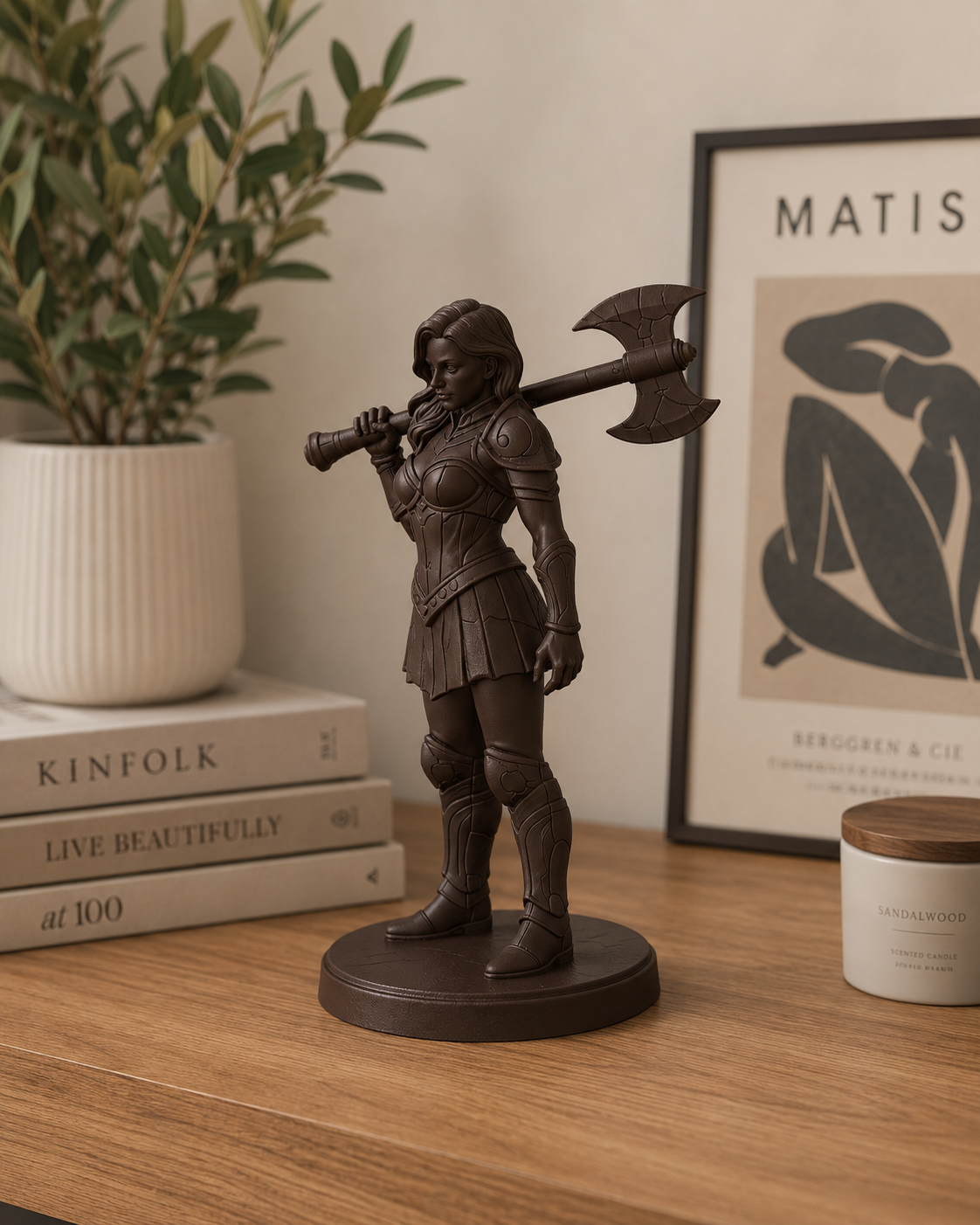 Female Warrior Statue