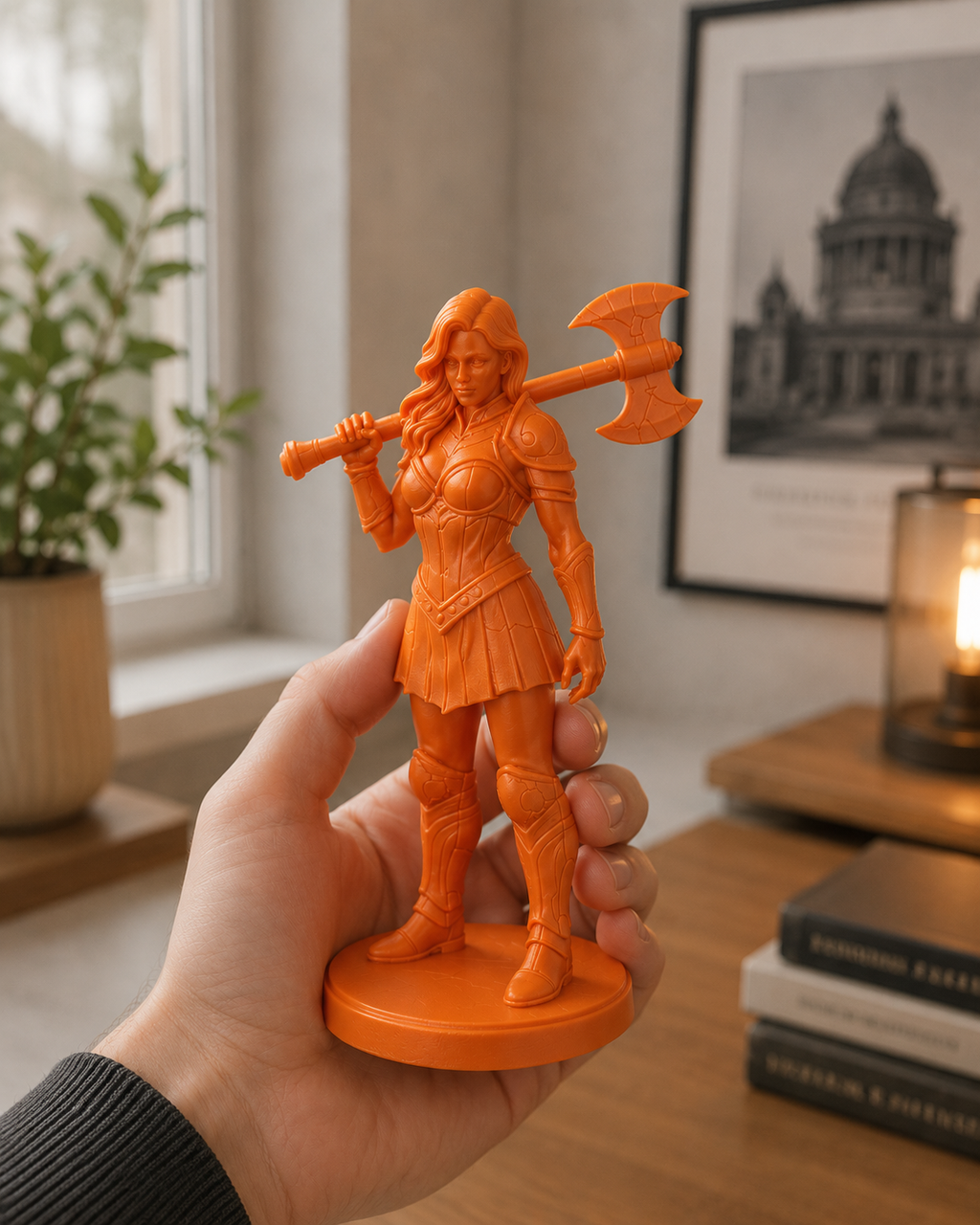 Female Warrior Statue