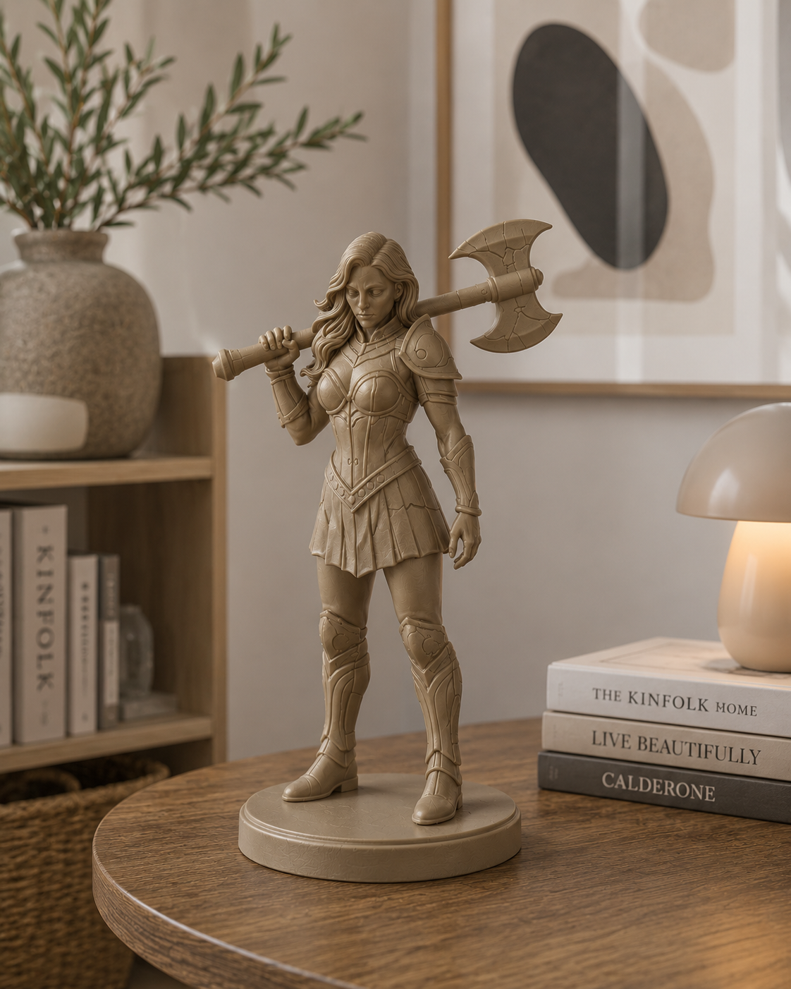 Female Warrior Statue
