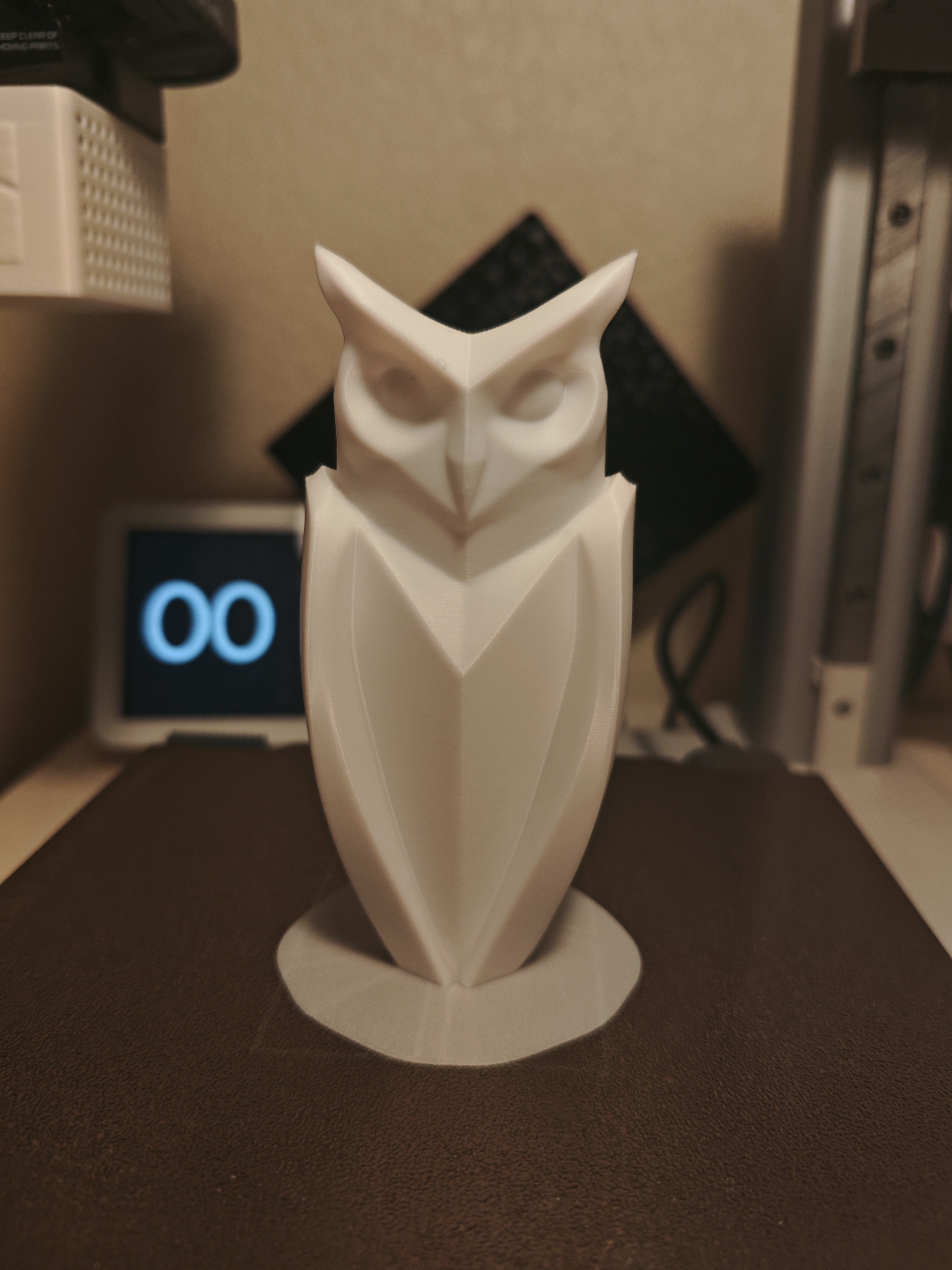 Minimalist Owl Sculpture