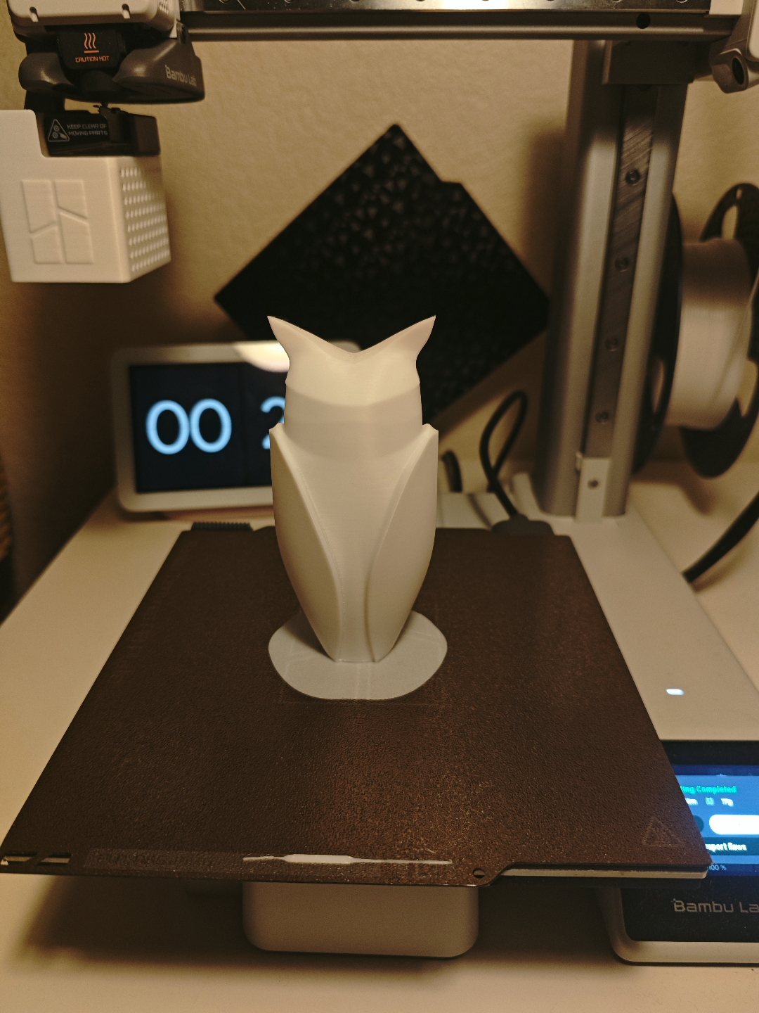 Minimalist Owl Sculpture