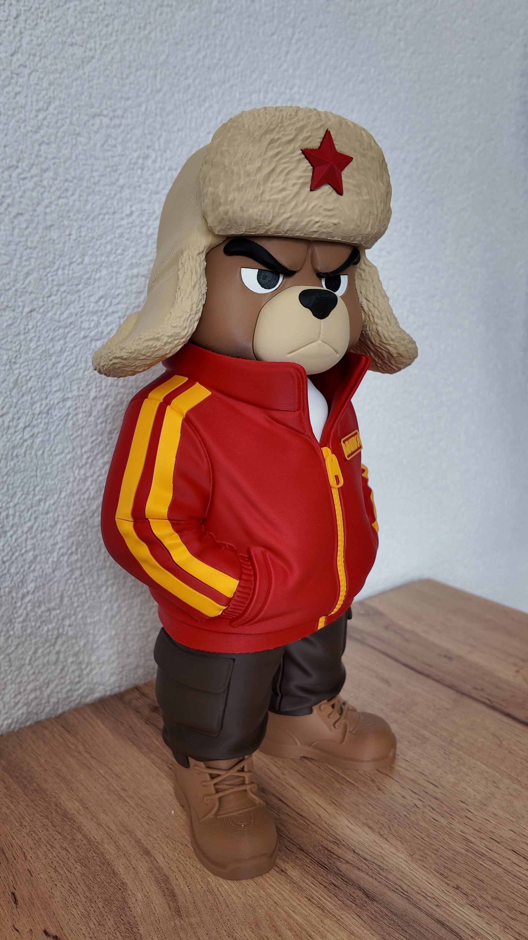 Angry Bear Figurine, Russian Bear Statue