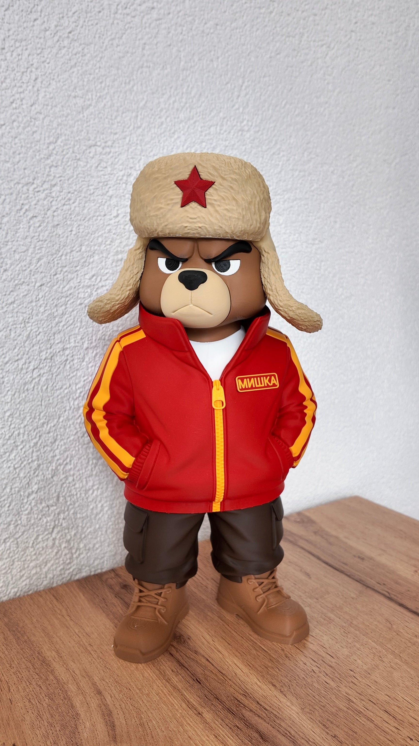 Angry Bear Figurine, Russian Bear Statue