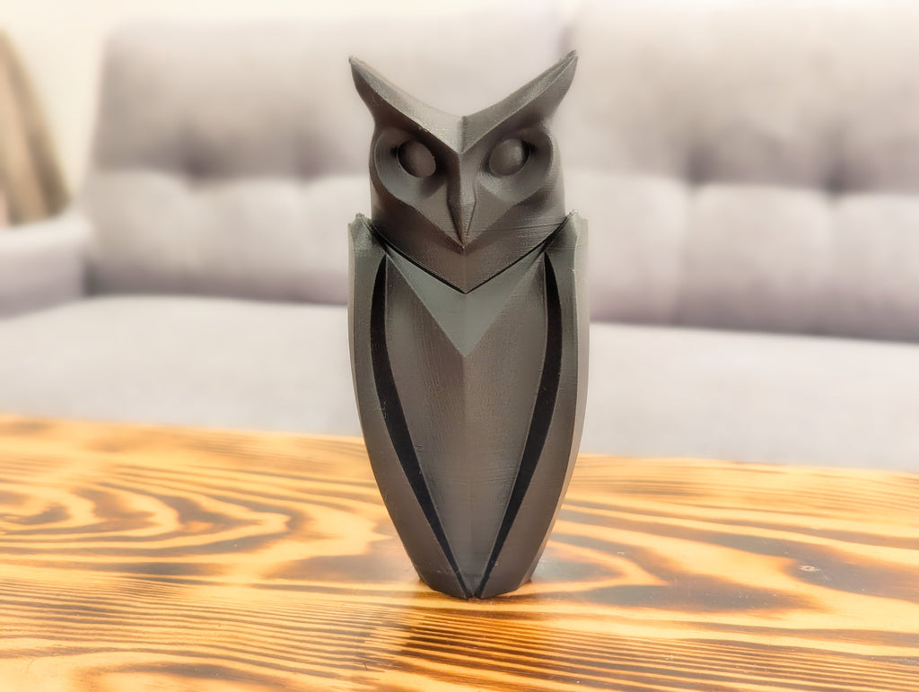 Minimalist Owl Sculpture