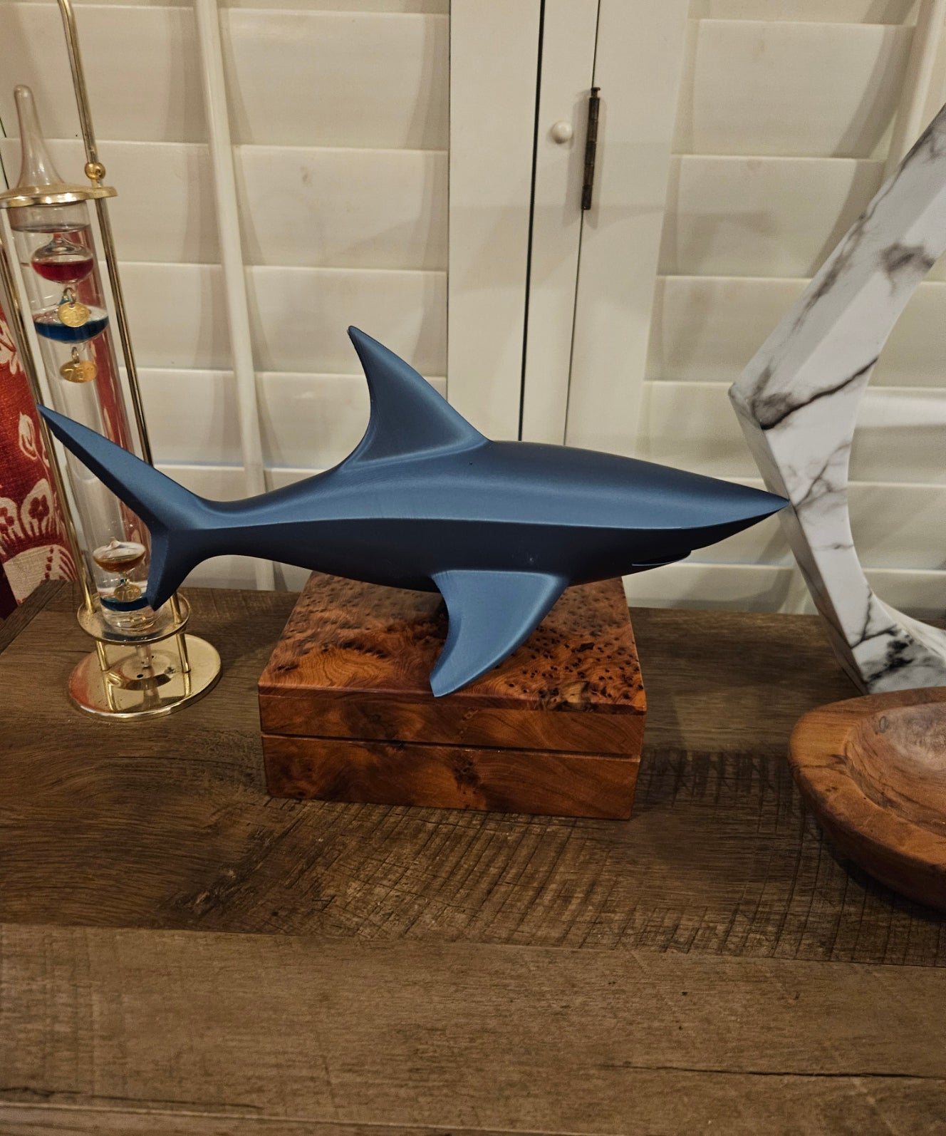 Modern Shark Sculpture