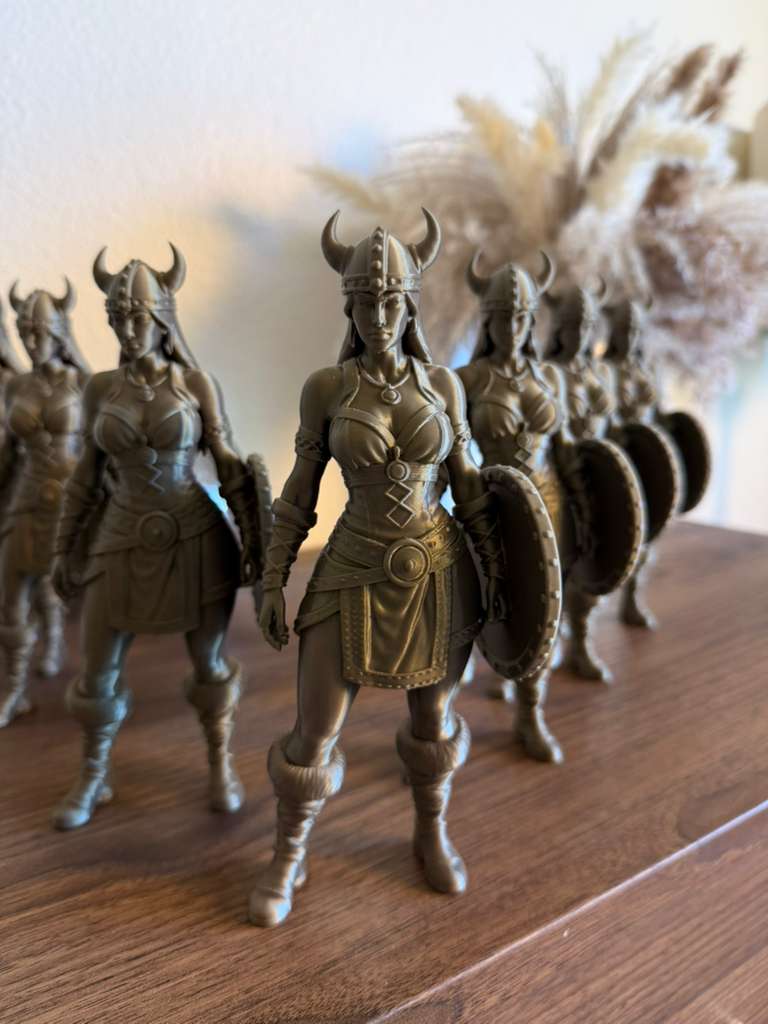Viking Woman Statue