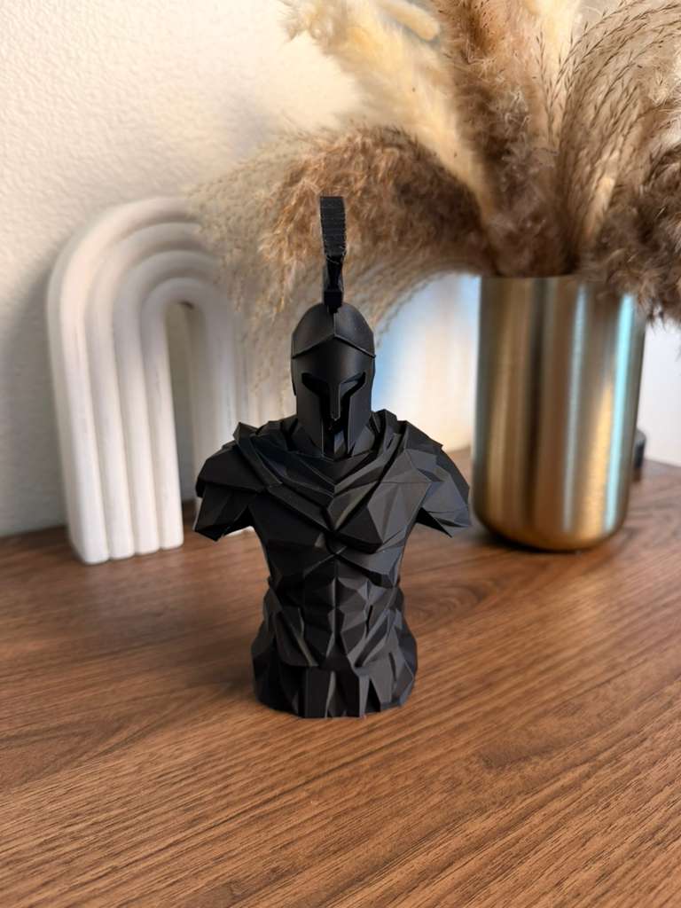 Low Poly Spartan Bust