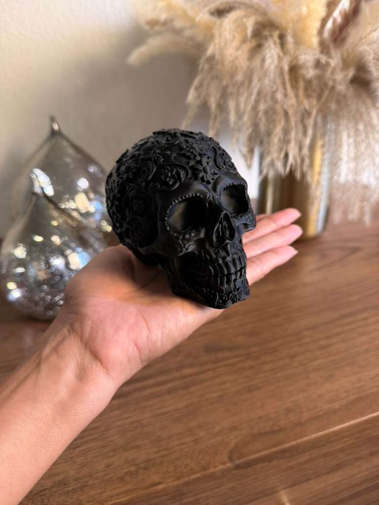 Decorative Skull Sculpture