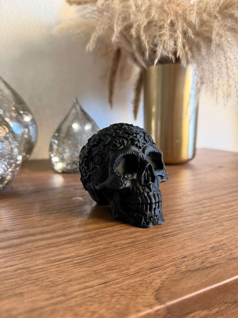 Decorative Skull Sculpture