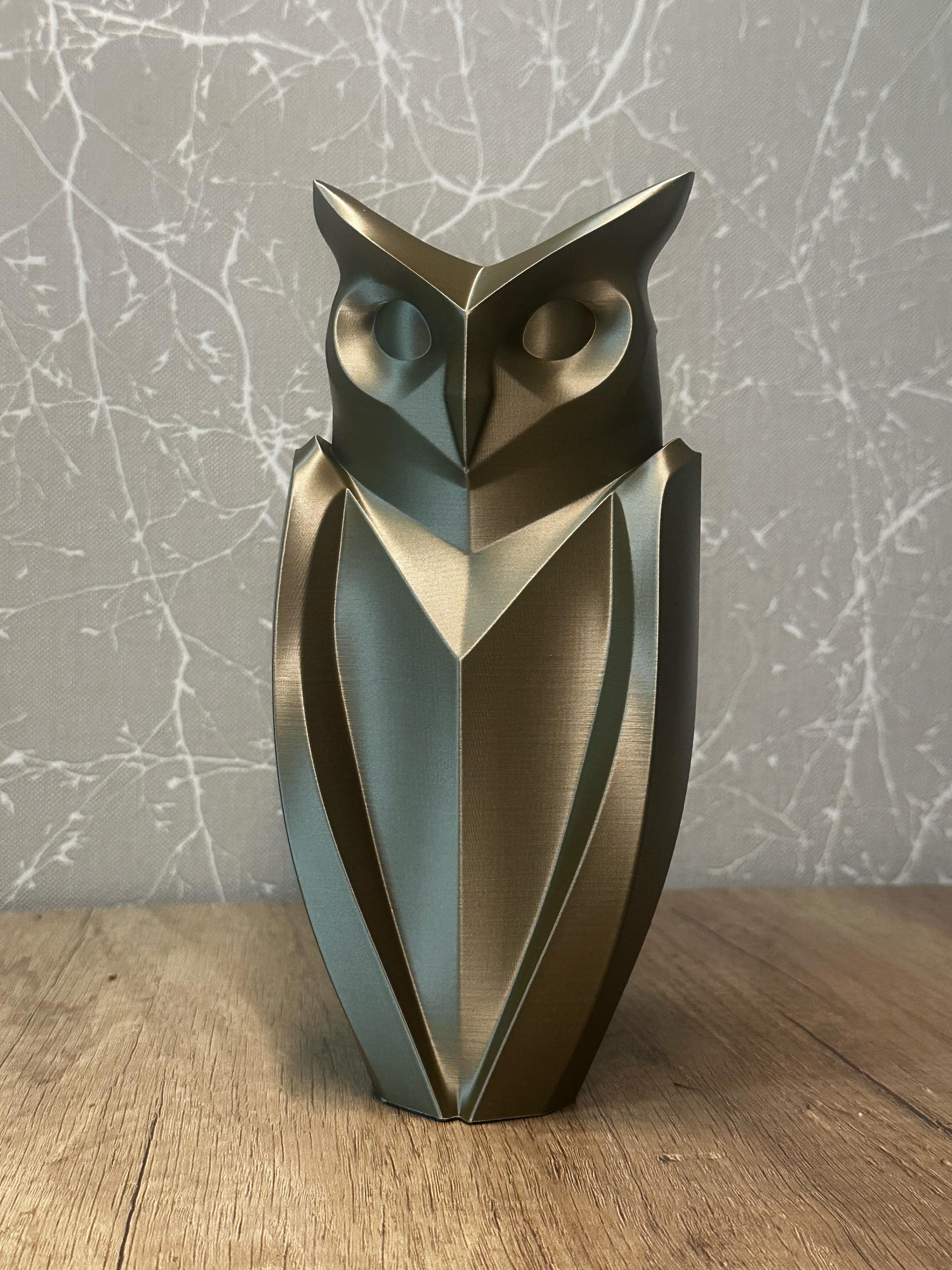 Minimalist Owl Sculpture
