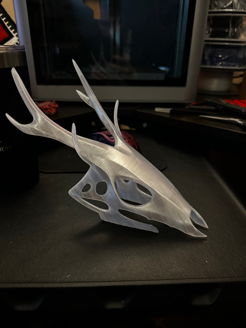 Wendigo Skull Sculpture