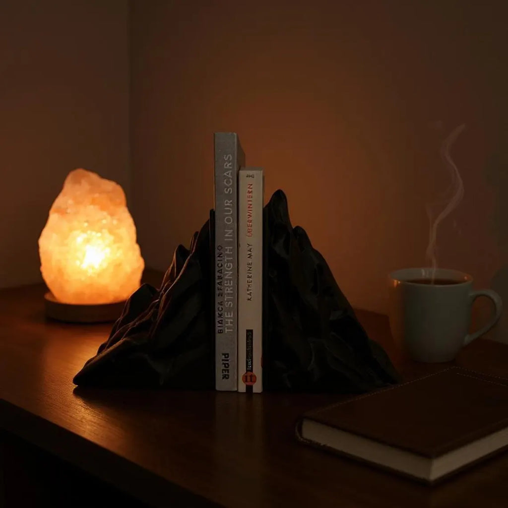 Minimalist Mountain Bookends