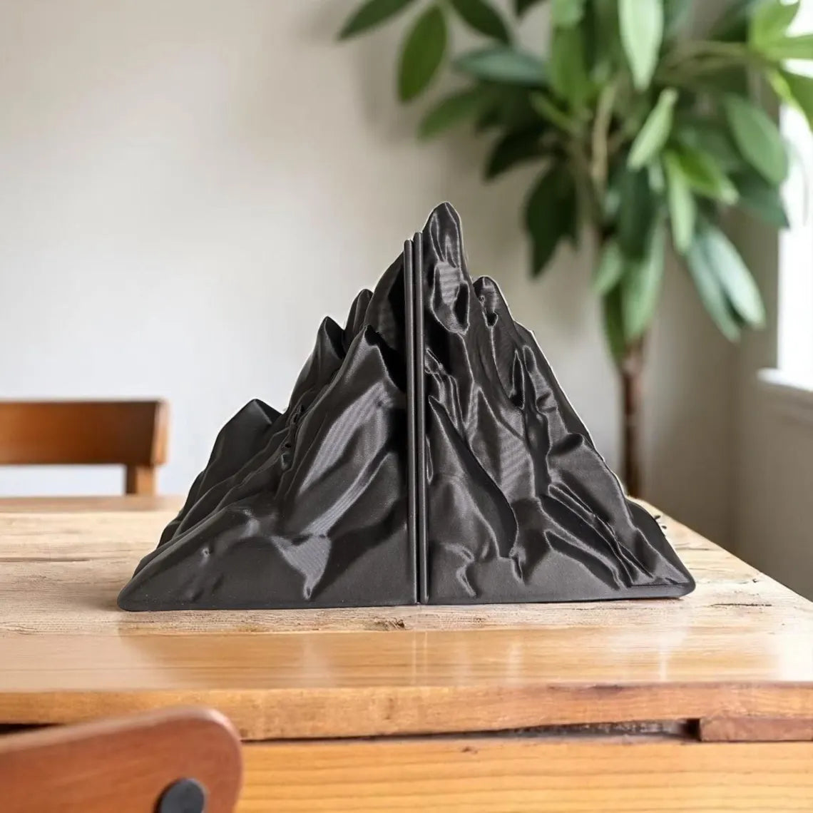 Minimalist Mountain Bookends