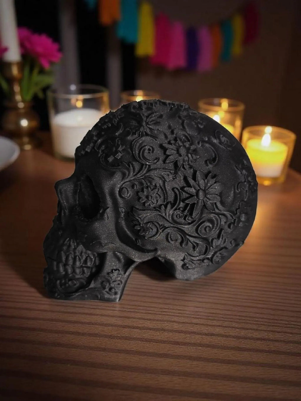 Decorative Skull Sculpture
