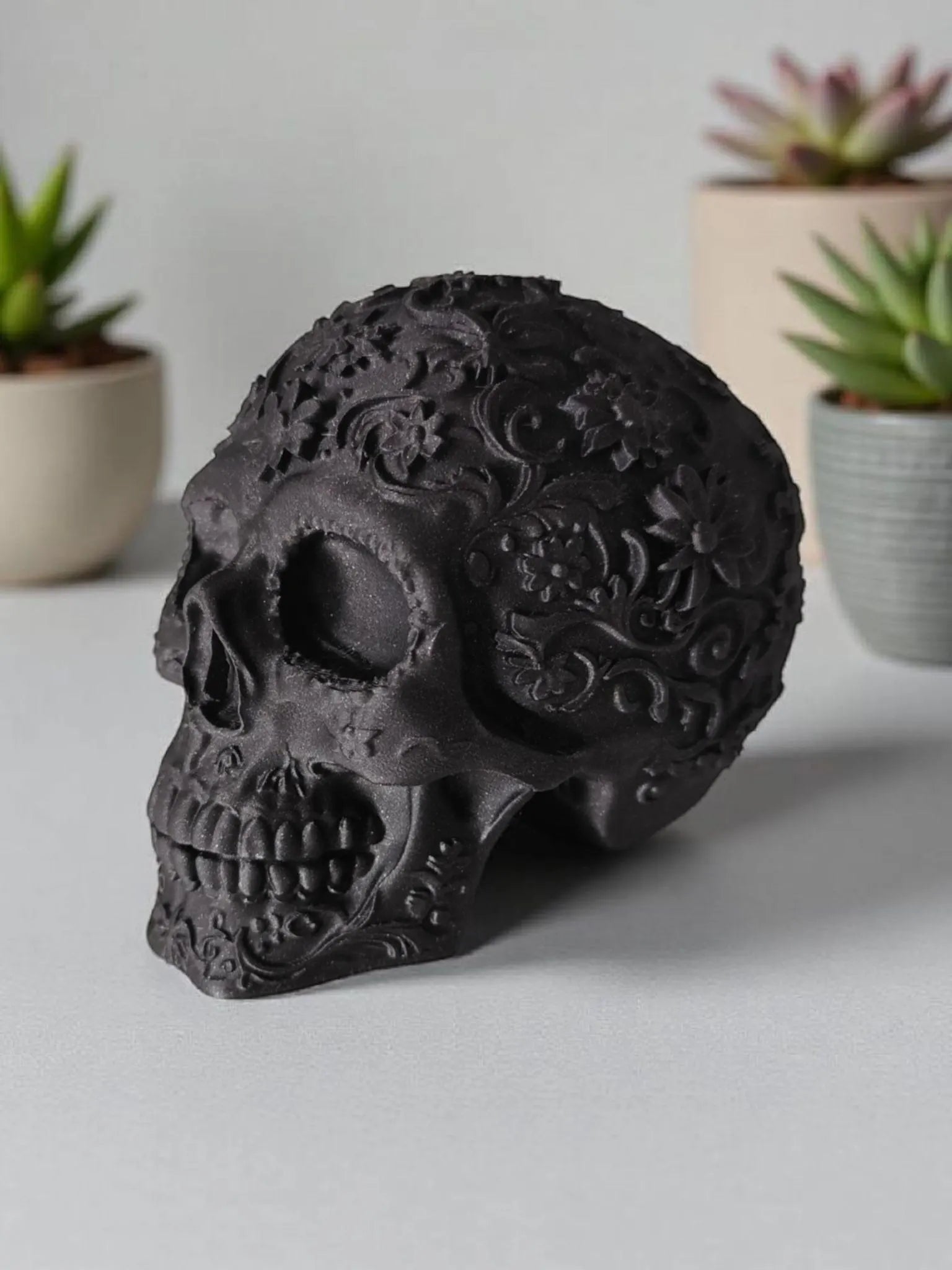 Decorative Skull Sculpture