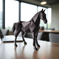 Geometric Horse Statue
