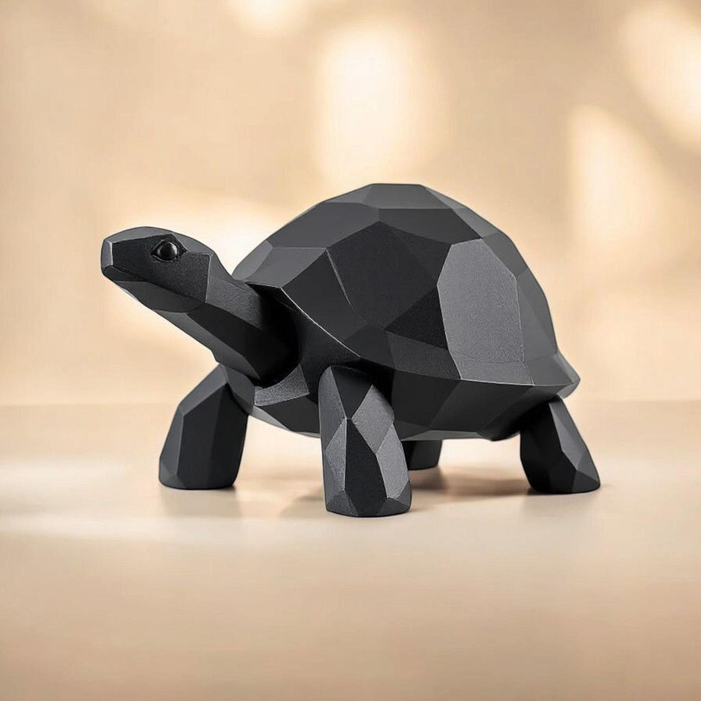 Low Poly Turtle Sculpture