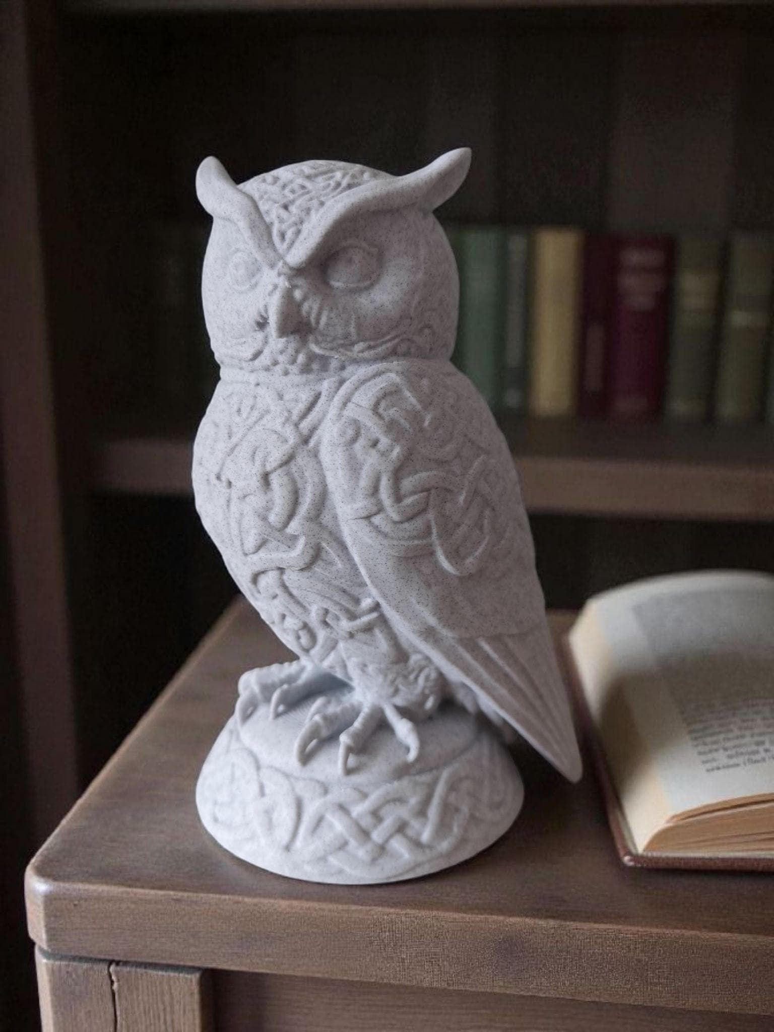 Celtic Owl Sculpture