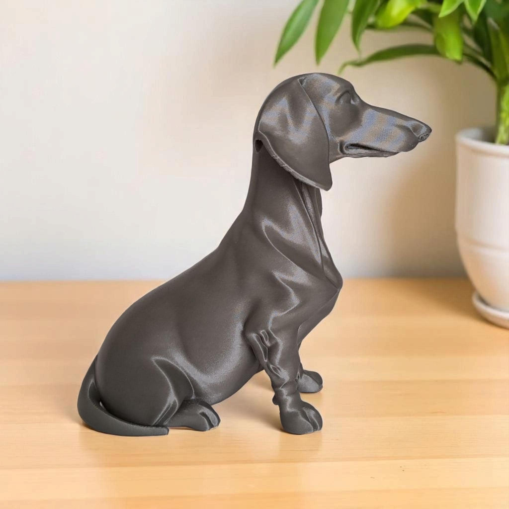 Minimalist Dachshund Sculpture