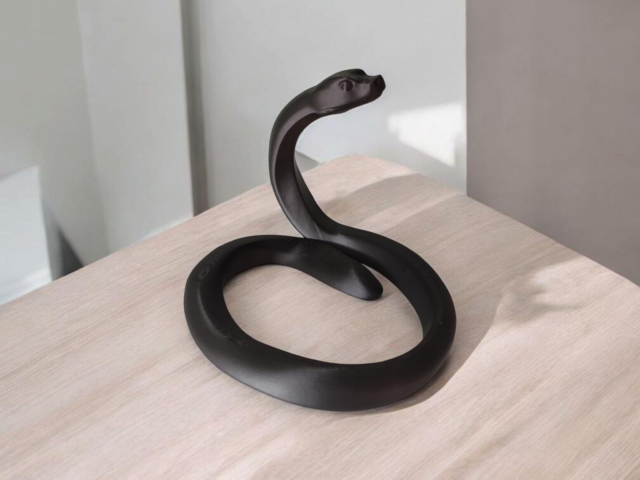 3D Printed Snake Sculpture