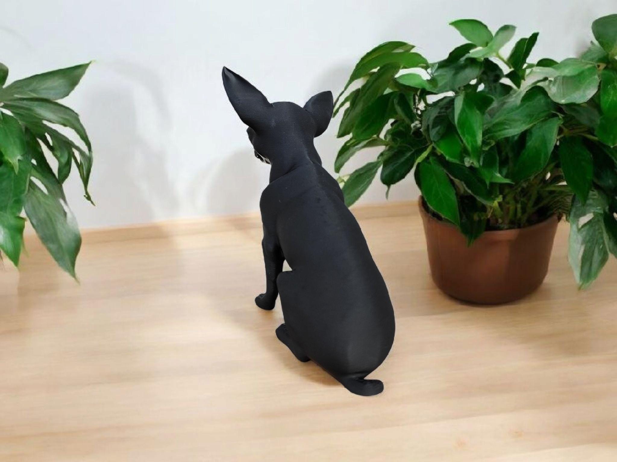 Minimalist Chihuahua Sculpture