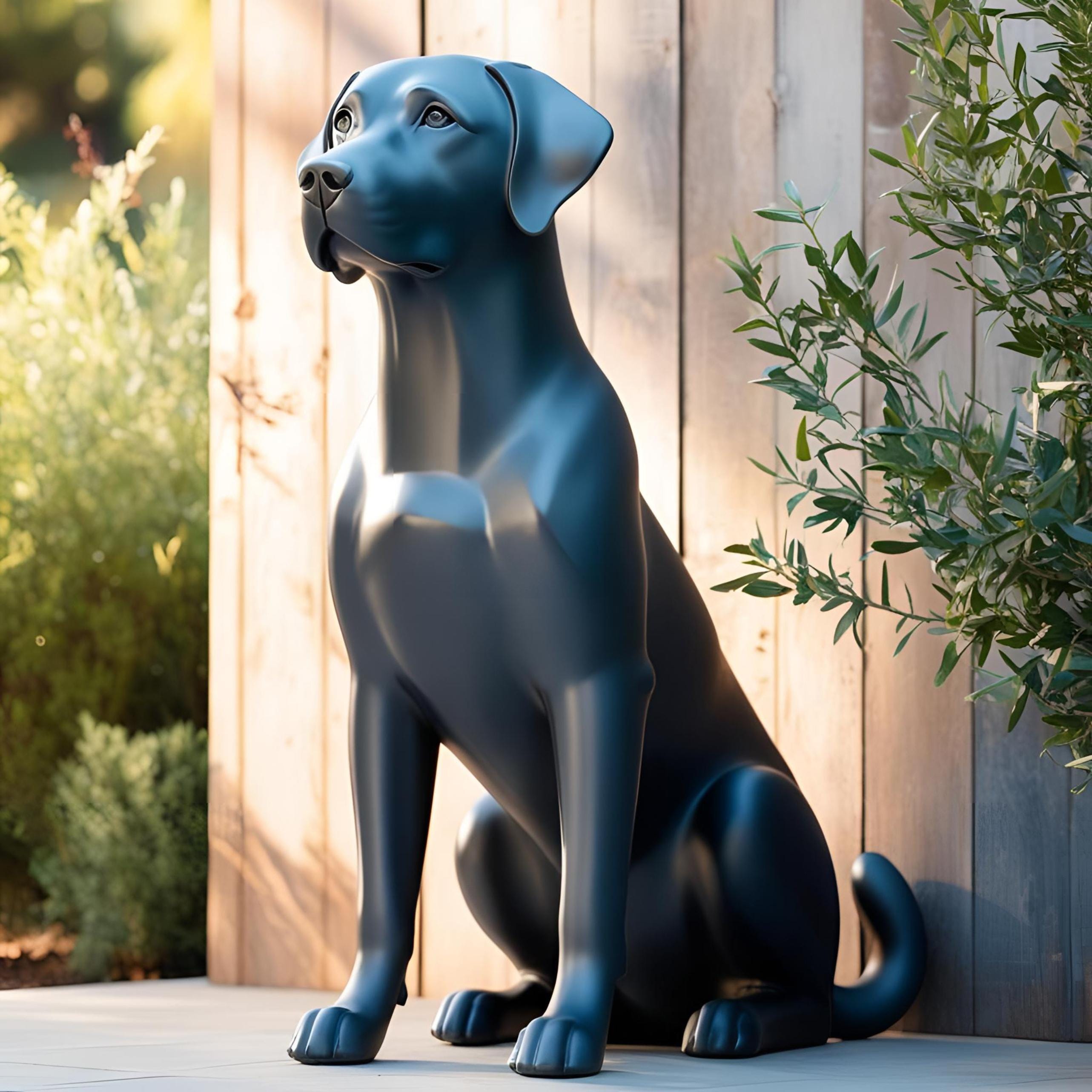 Minimalist Labrador Sculpture