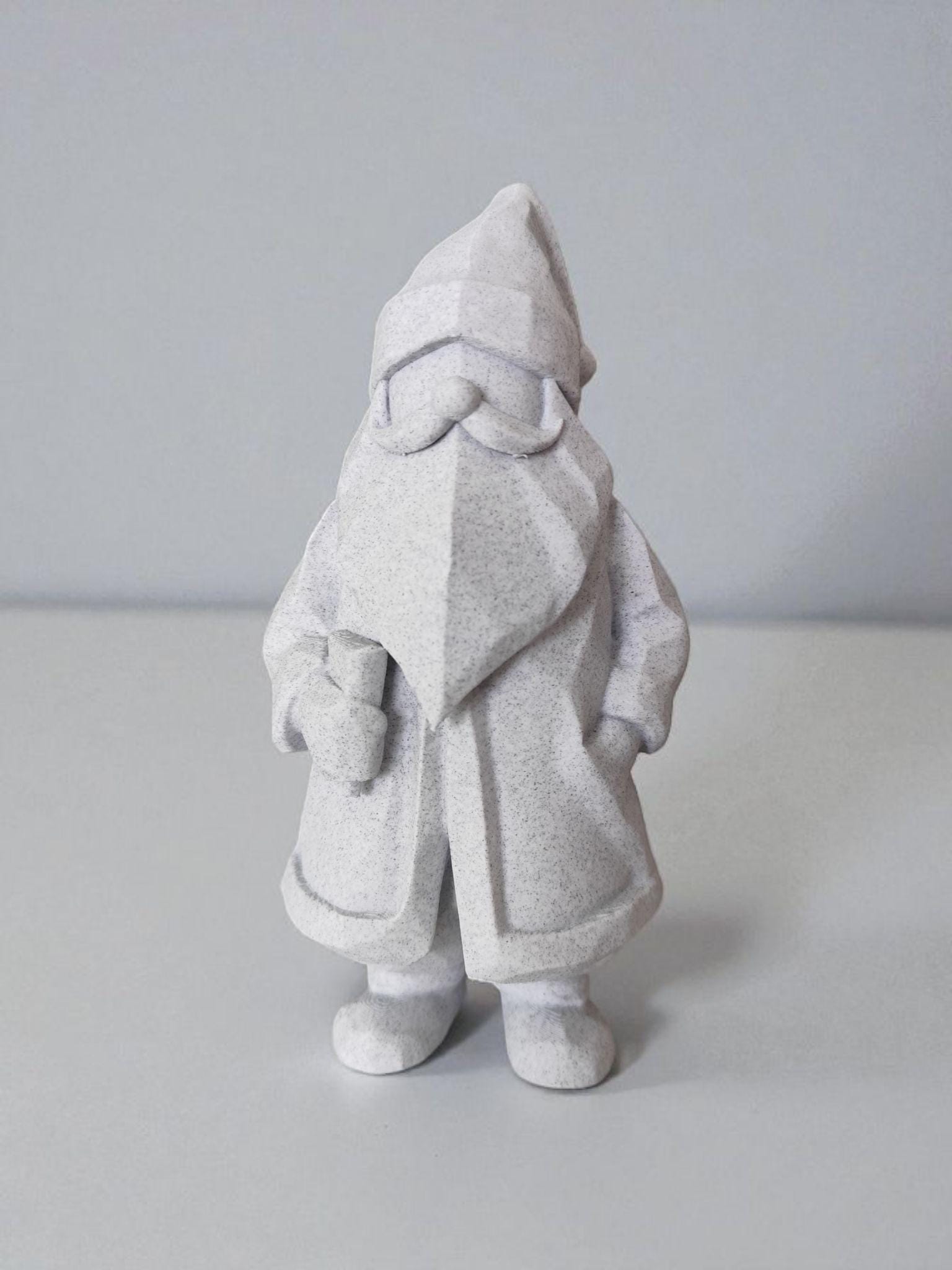 Minimalist Santa Sculpture