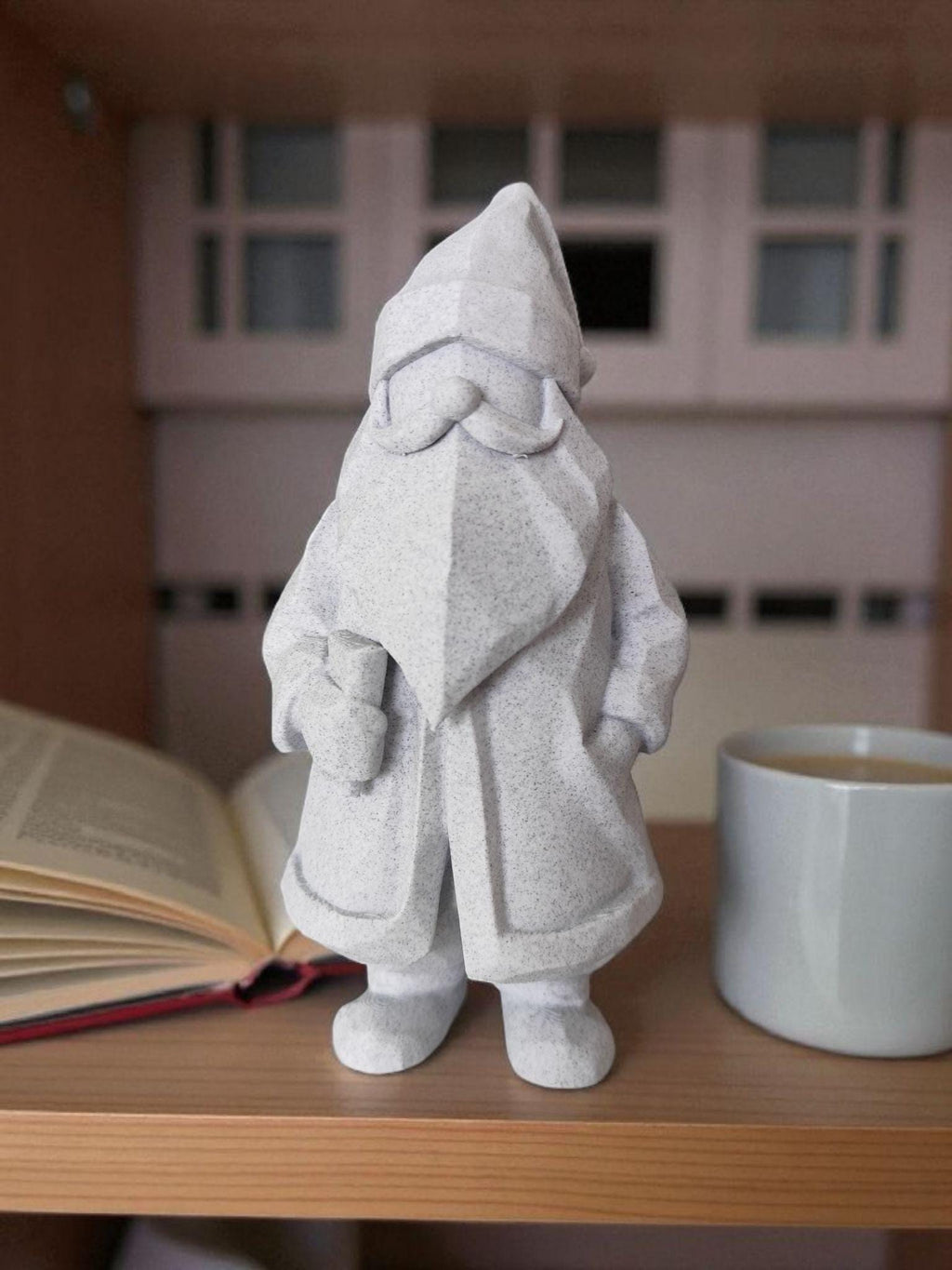 Minimalist Santa Sculpture
