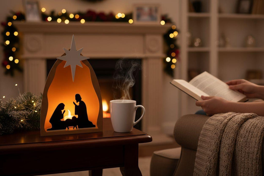 Minimalist Nativity Scene