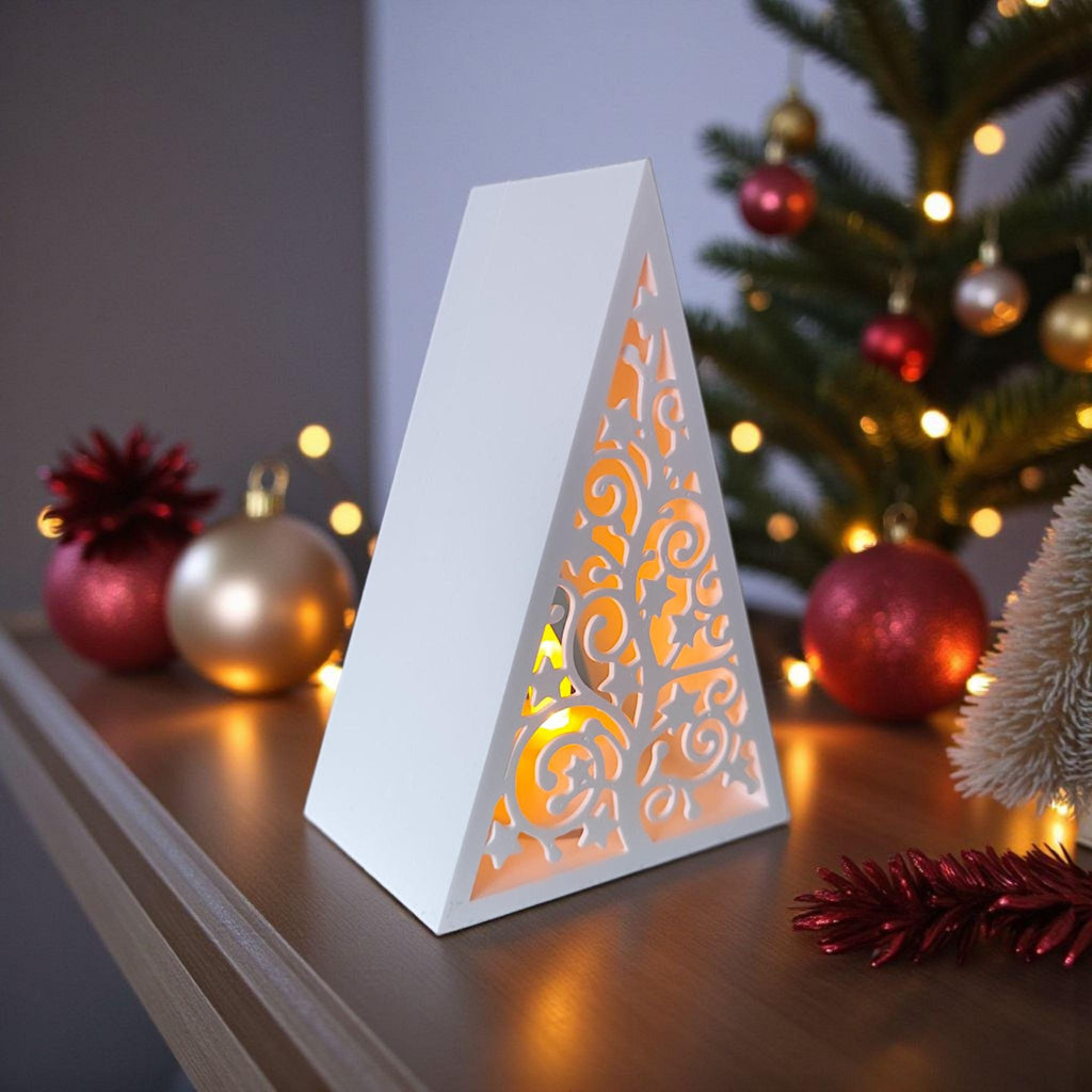 Pyramid Christmas Tree Lantern
