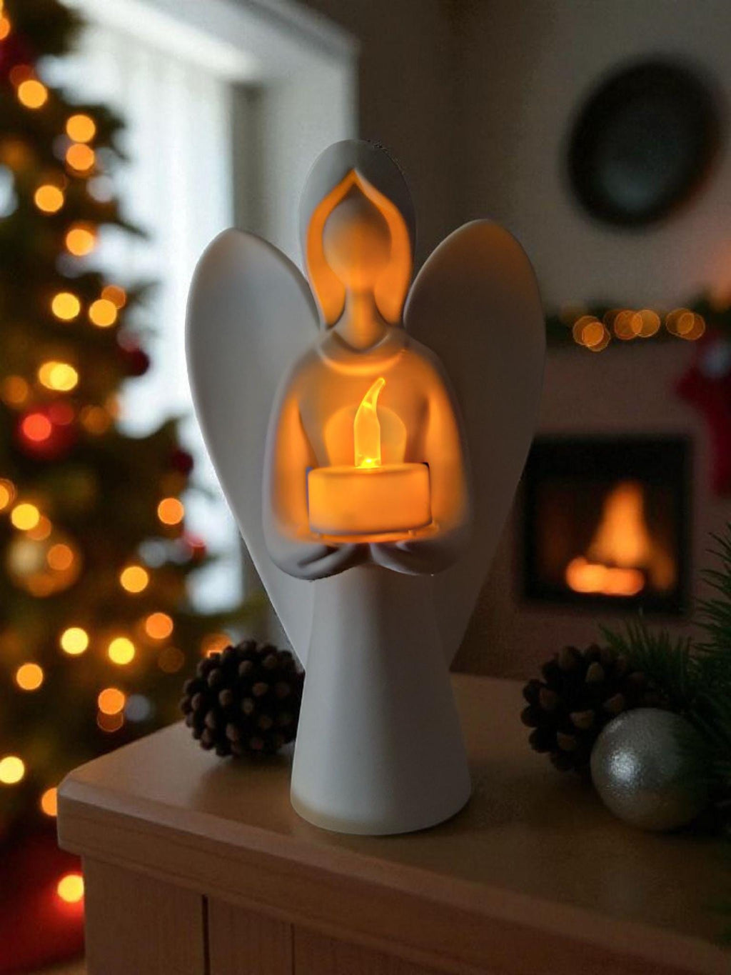 Minimalist Angel Tealight Holder