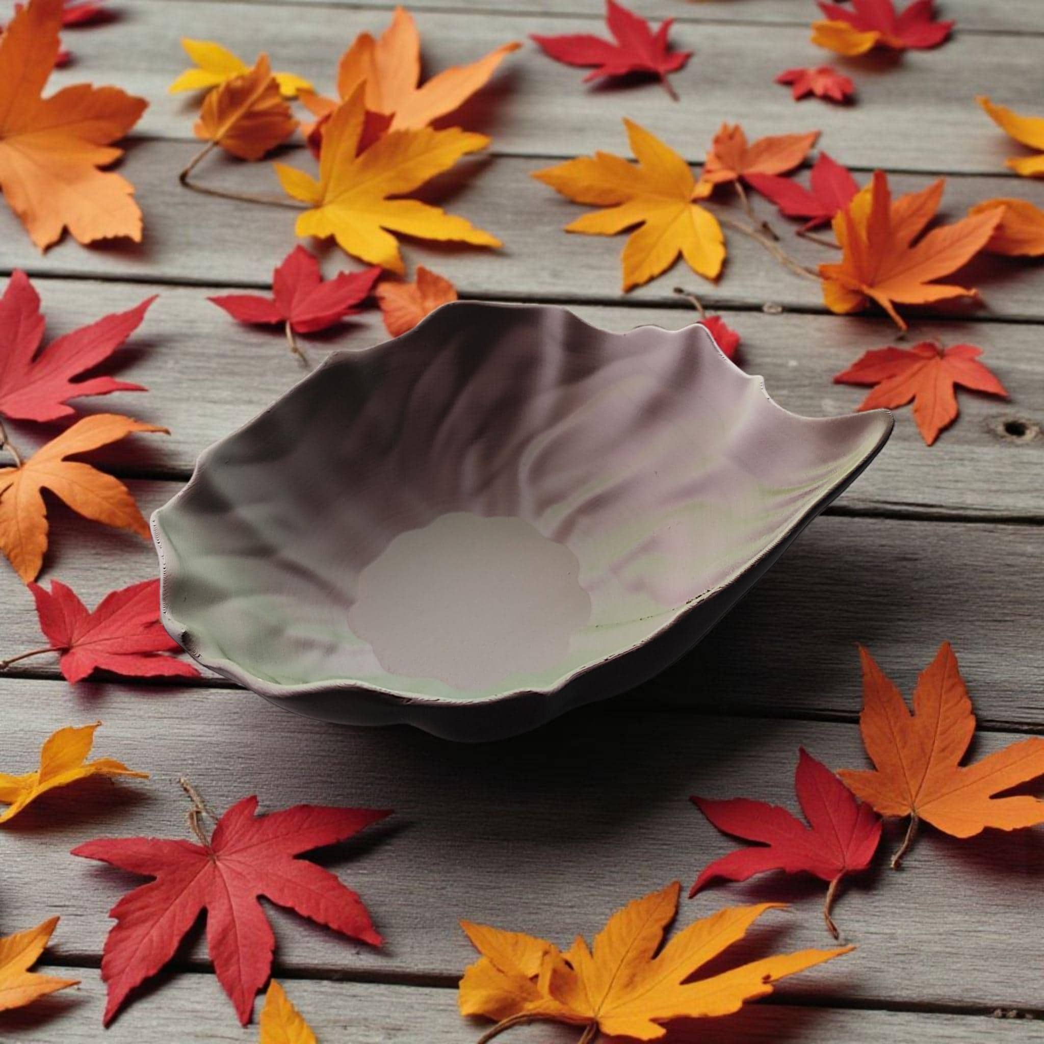 Leaf Shaped Decorative Bowl