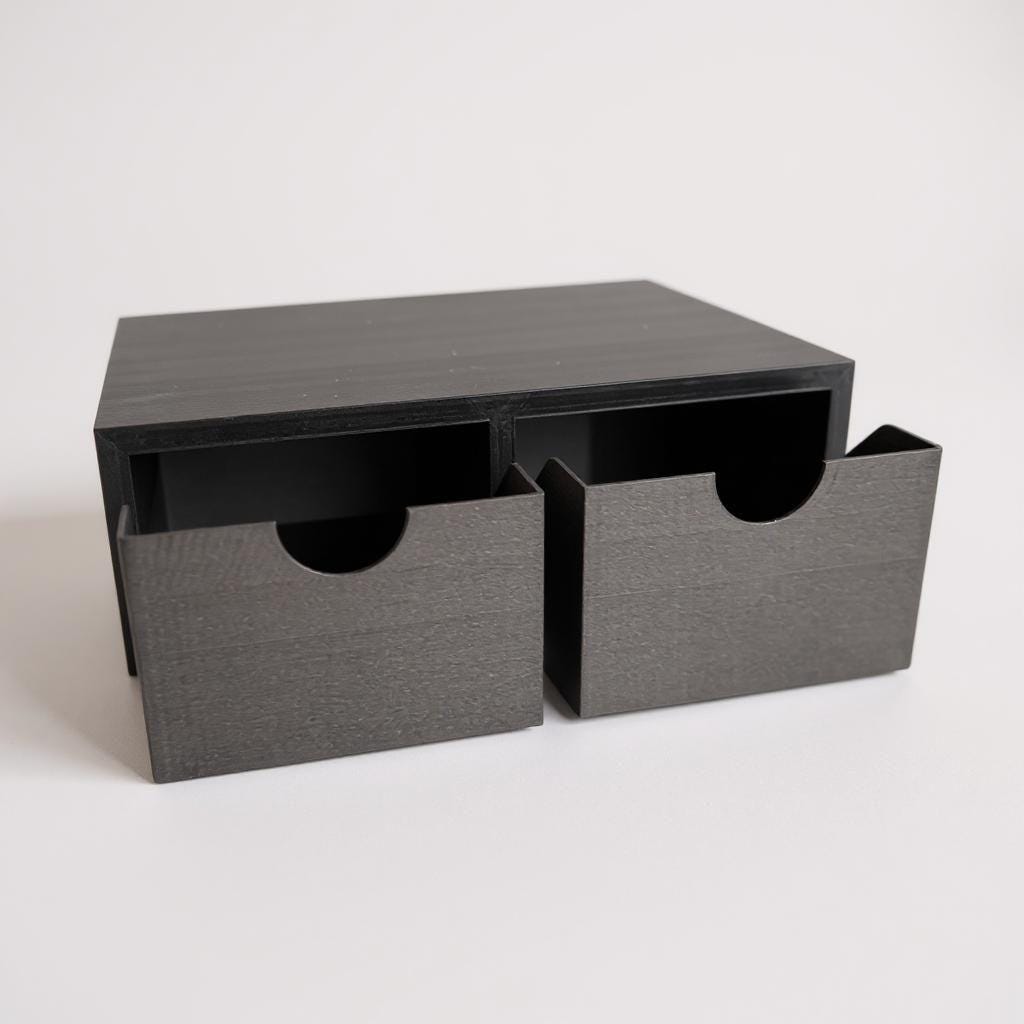 Minimalist Monitor Riser with Drawers