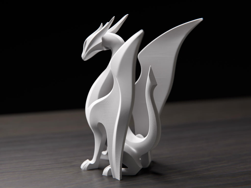 Minimalist Dragon Sculpture