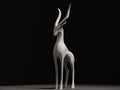Minimalist Antelope Sculpture