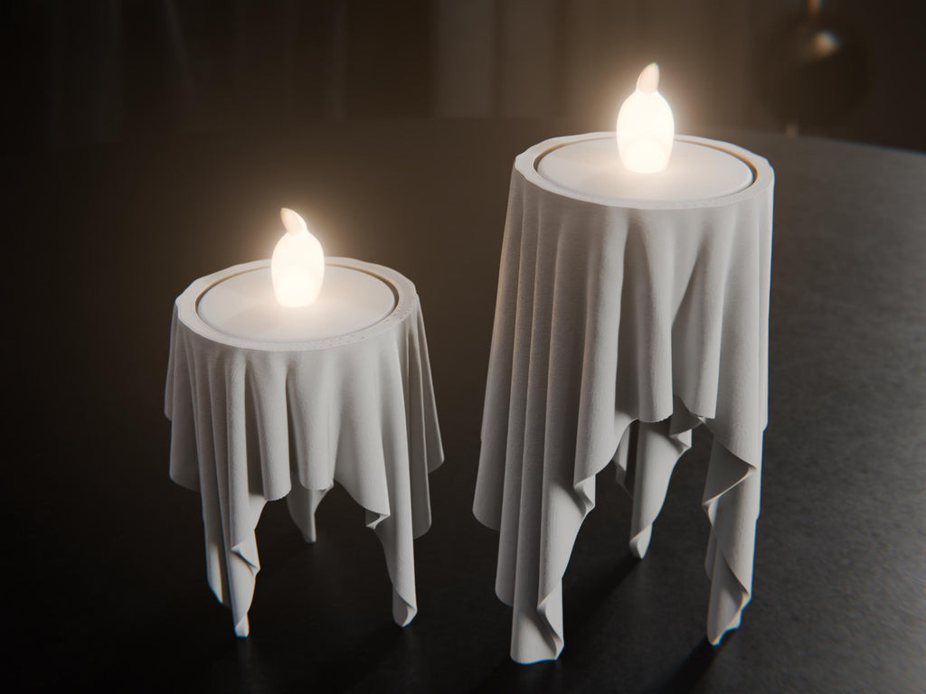 Floating Cloth LED Tealight Holder