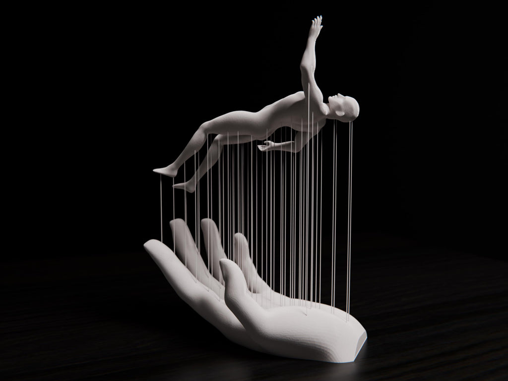 3D Printed String Art Sculpture