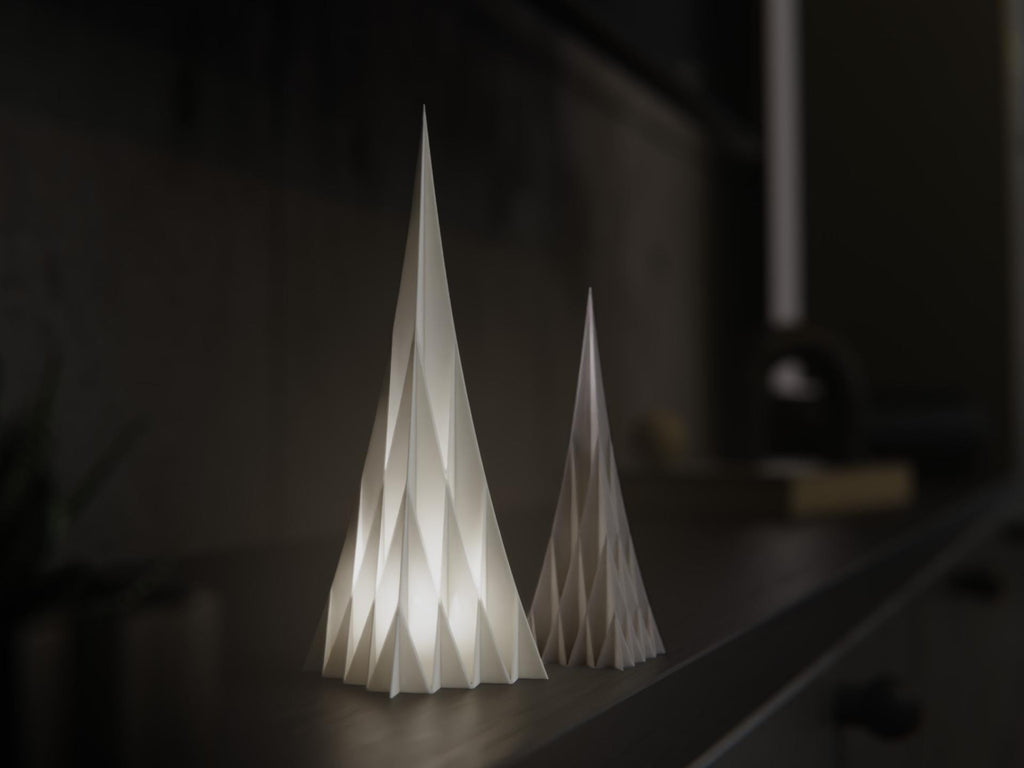 Geometric Christmas Tree Lantern