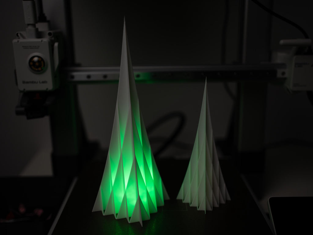 Geometric Christmas Tree Lantern